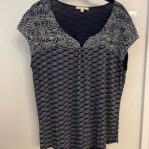 StitchFix Skies are Blue Embroidered Blouse